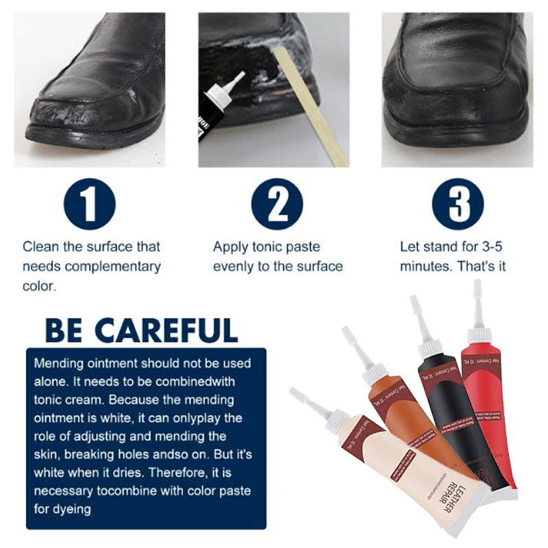 Pasta do naprawy skóry, krem d – Leather Shoe Polish recenzja i cena