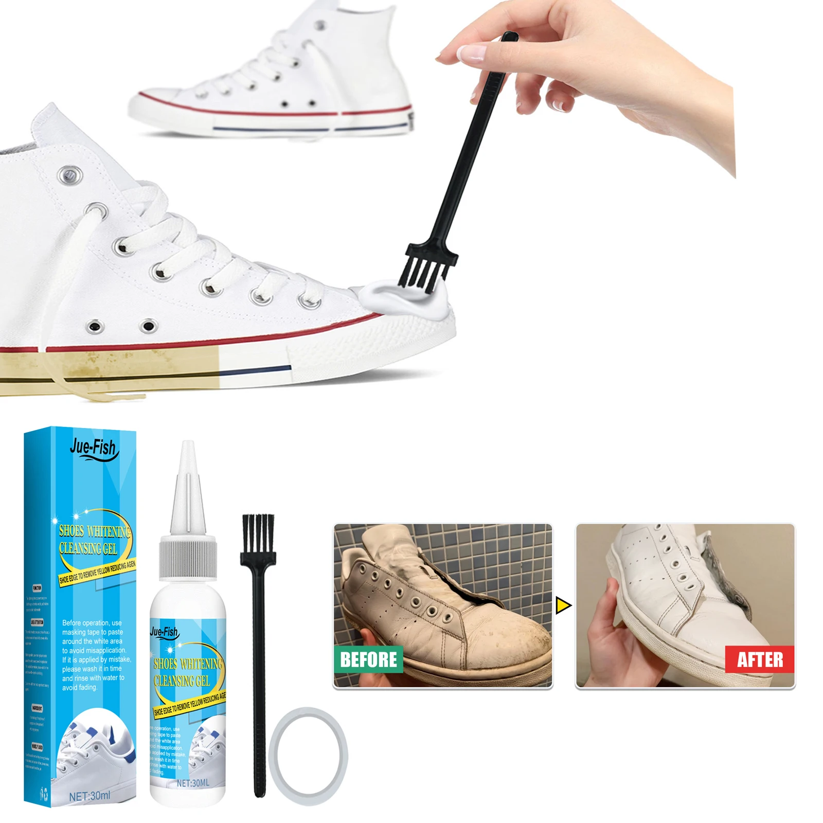 Białe buty żel oczyszczający p – Sneaker Care Spray recenzja i cena